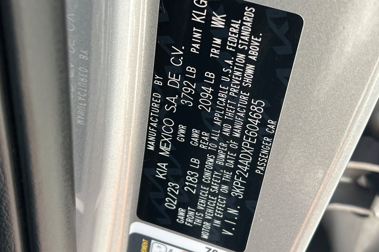 2023 Kia Forte LXS