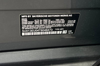 2026 BMW X5 sDrive40i