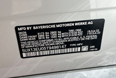 2026 BMW X5 sDrive40i