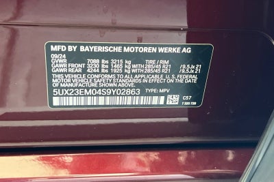 2025 BMW X7 xDrive40i