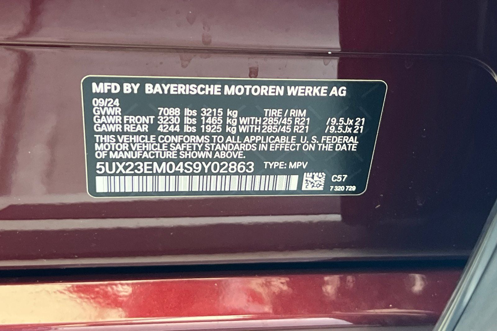 2025 BMW X7 xDrive40i