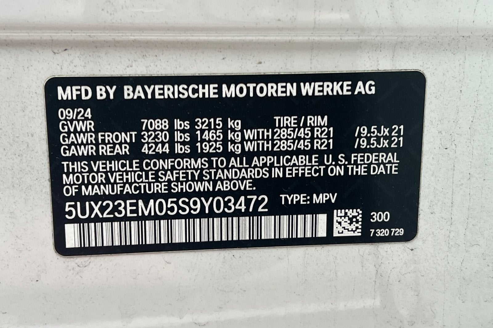 2025 BMW X7 xDrive40i