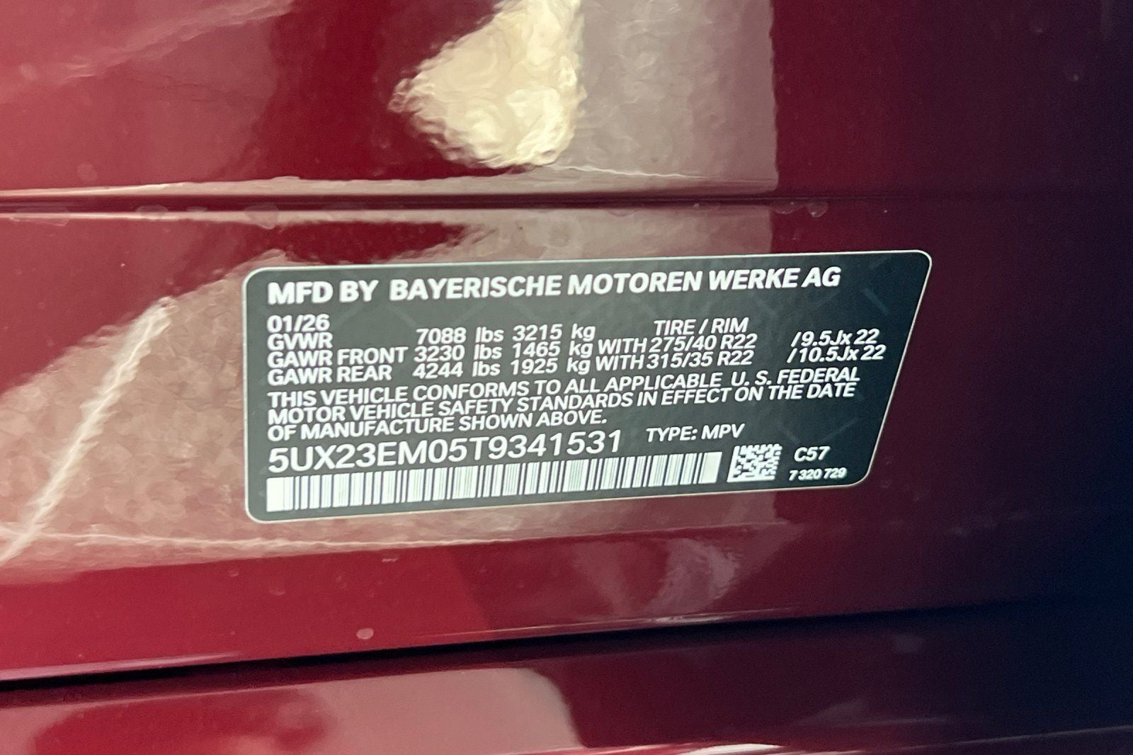 2026 BMW X7 xDrive40i