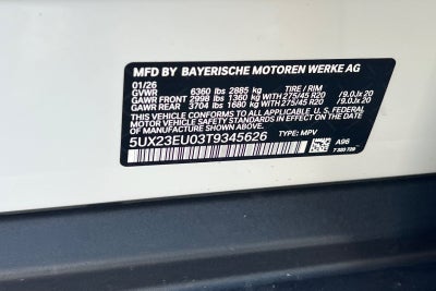 2026 BMW X5 xDrive40i