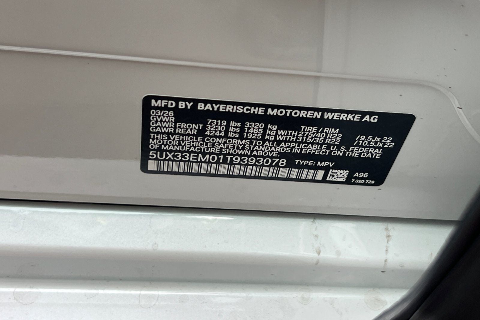 2026 BMW X7 M60i