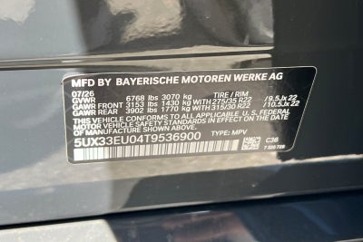 2026 BMW X5 M60i