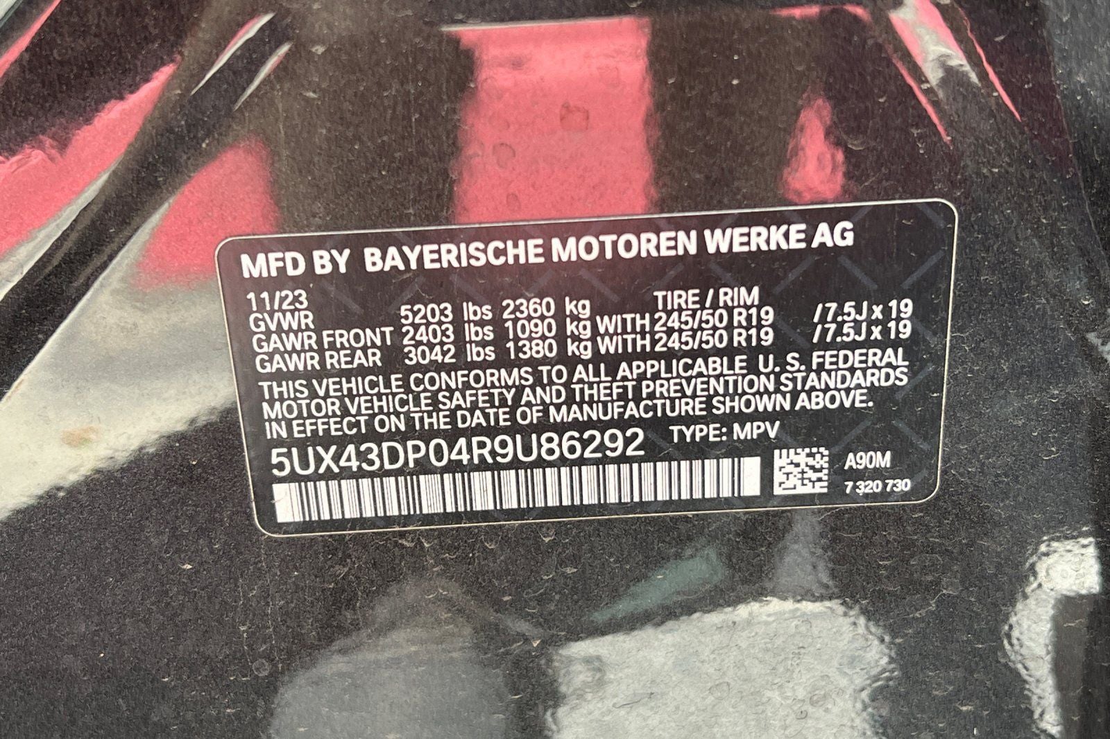 2024 BMW X3 sDrive30i