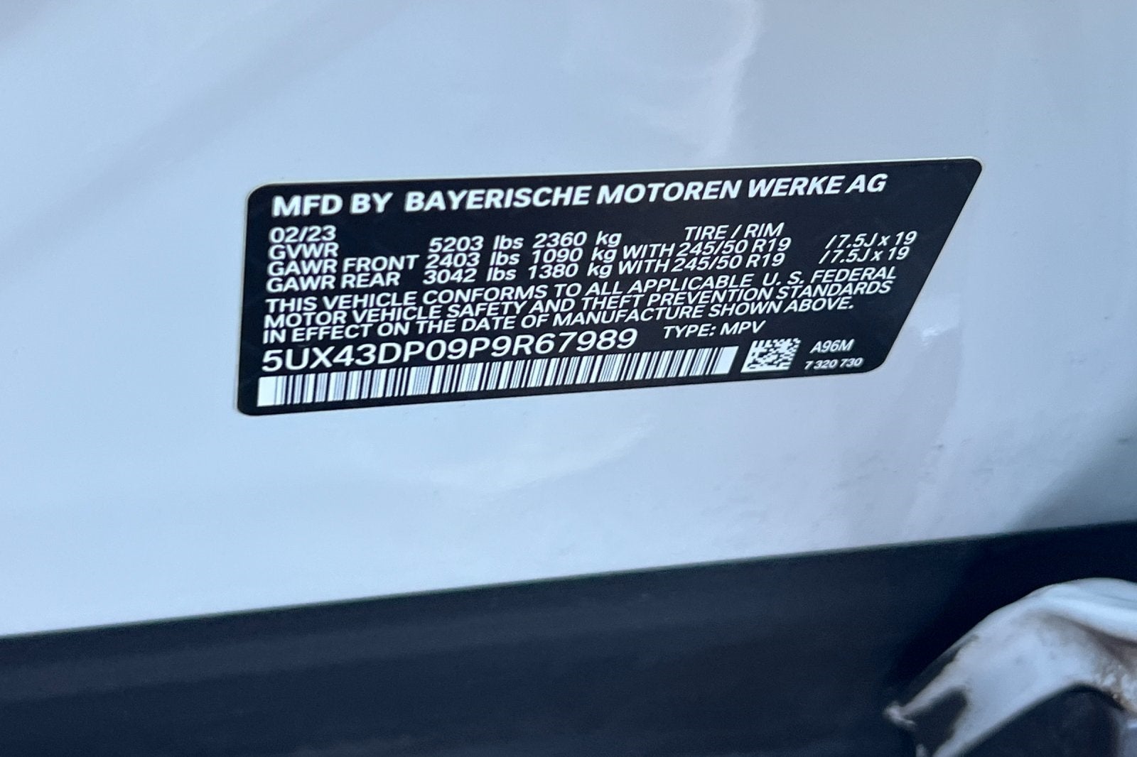 2023 BMW X3 sDrive30i