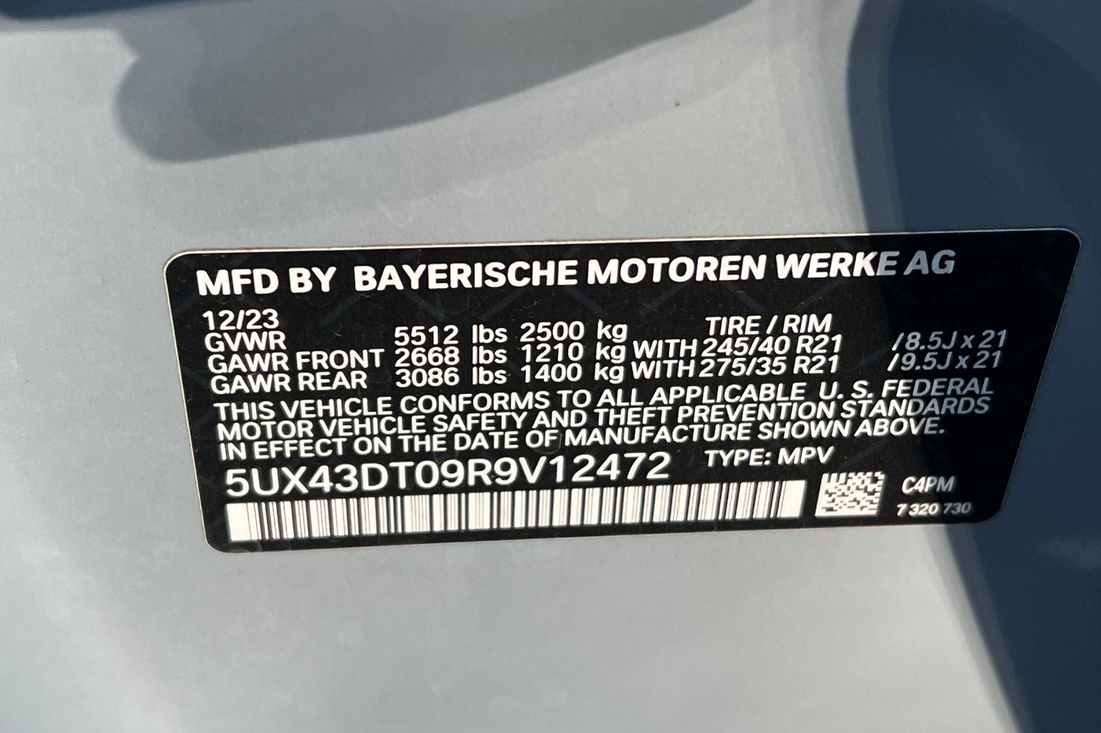 2024 BMW X4 M40i