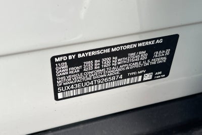 2026 BMW X5 xDrive50e