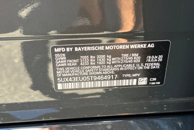 2026 BMW X5 xDrive50e
