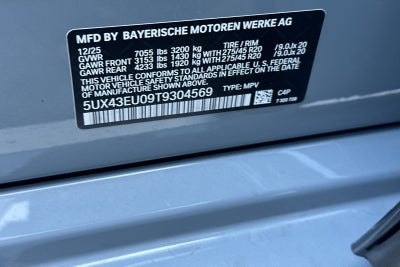 2026 BMW X5 xDrive50e