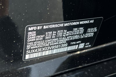 2027 BMW X6 M60i
