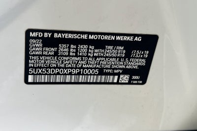 2023 BMW X3 xDrive30i
