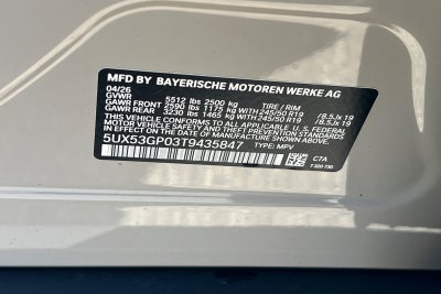 2026 BMW X3 30 xDrive
