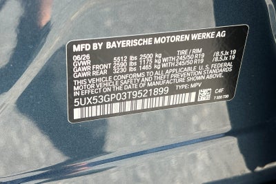 2026 BMW X3 30 xDrive
