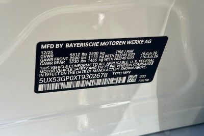 2026 BMW X3 30 xDrive