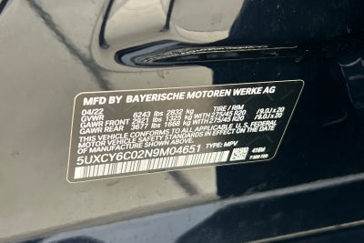 2022 BMW X6 xDrive40i