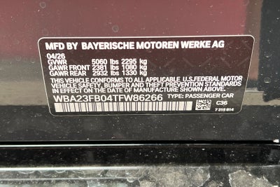 2026 BMW 4 Series 430i Gran Coupe