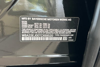 2026 BMW 7 Series 760i xDrive