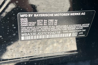 2026 BMW 7 Series 760i xDrive