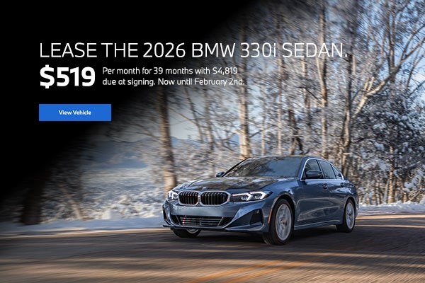 Lease the 2026 BMW 330i Sedan