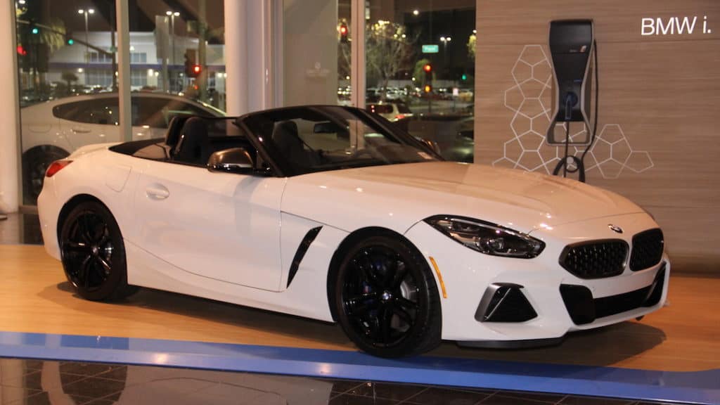 dealership interior show car BMW Fresno in Fresno CA