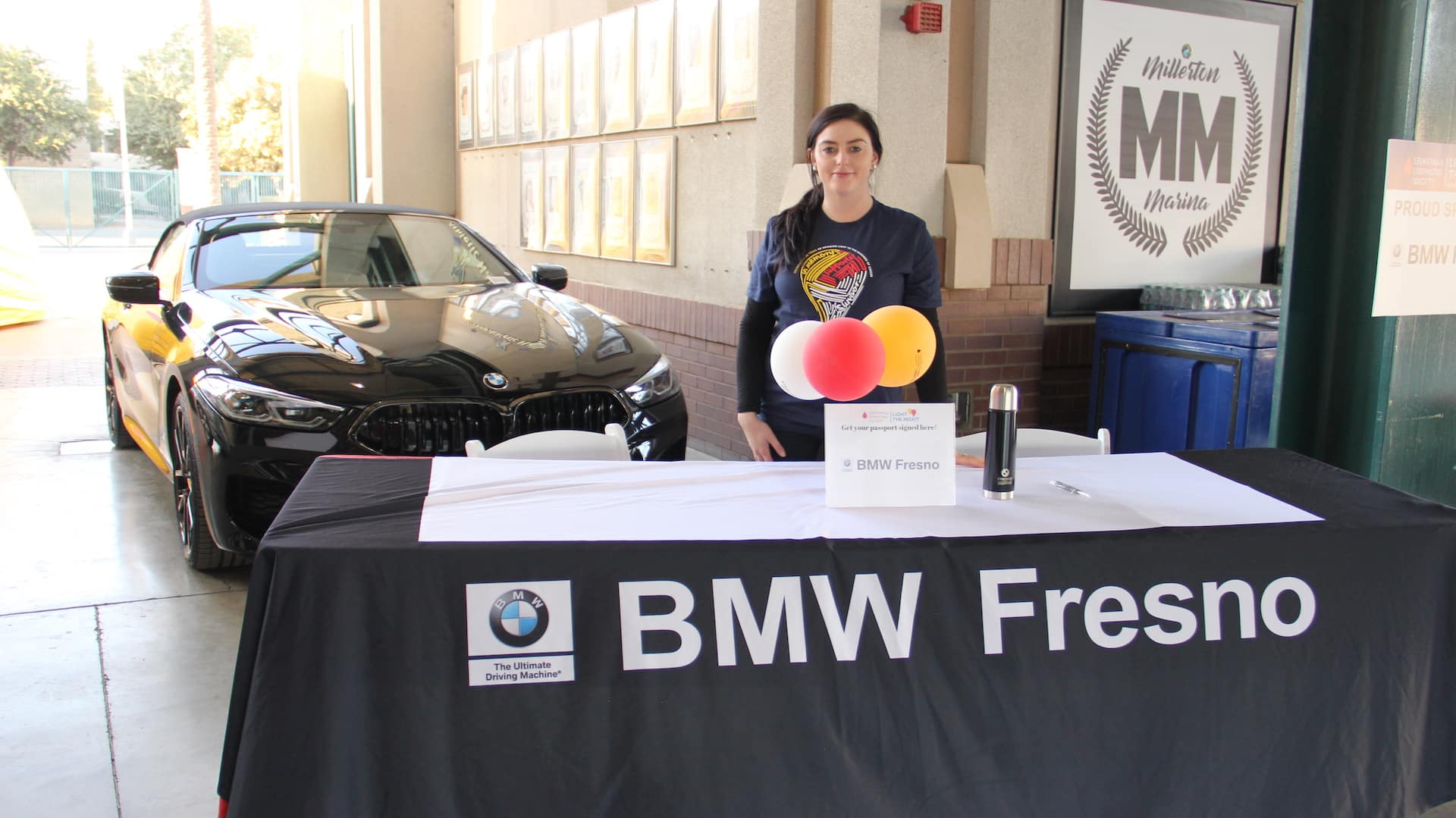charity golf event photo collage BMW Fresno in Fresno CA