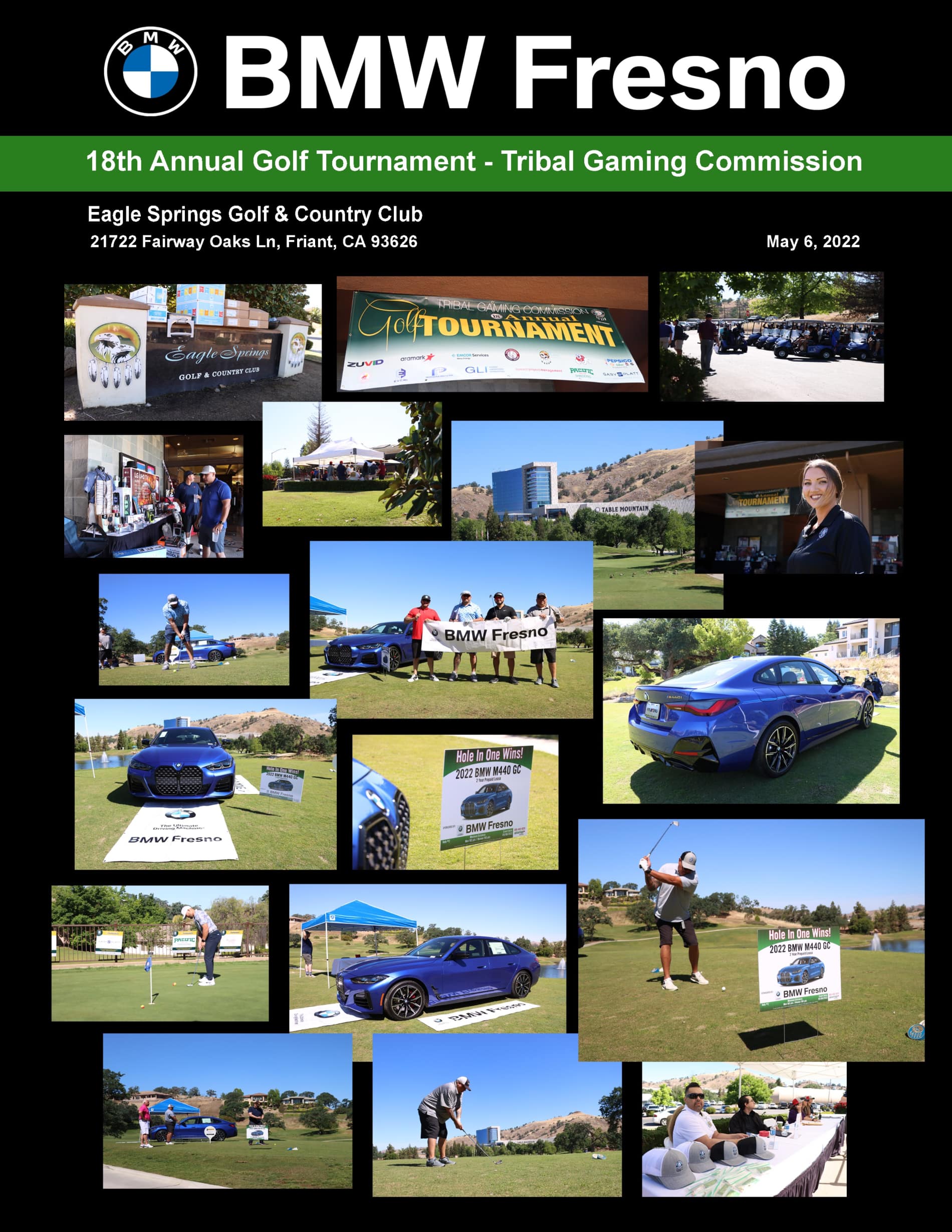 charity event photo collage BMW Fresno in Fresno CA