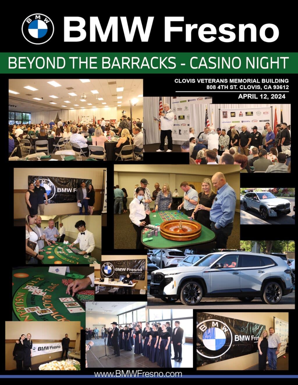 charity event photo collage BMW Fresno in Fresno CA