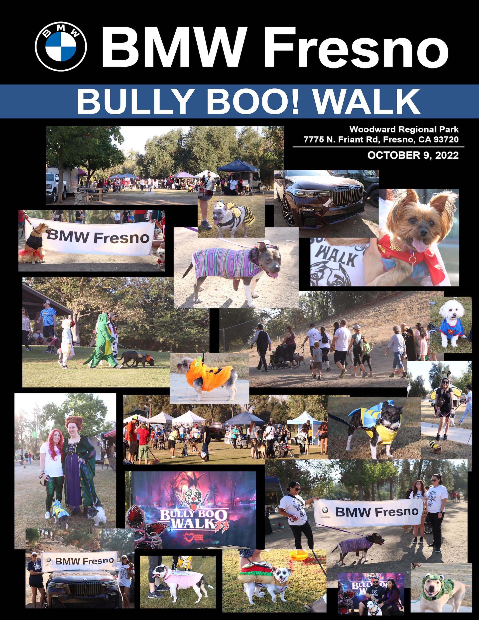 charity event photo collage BMW Fresno in Fresno CA