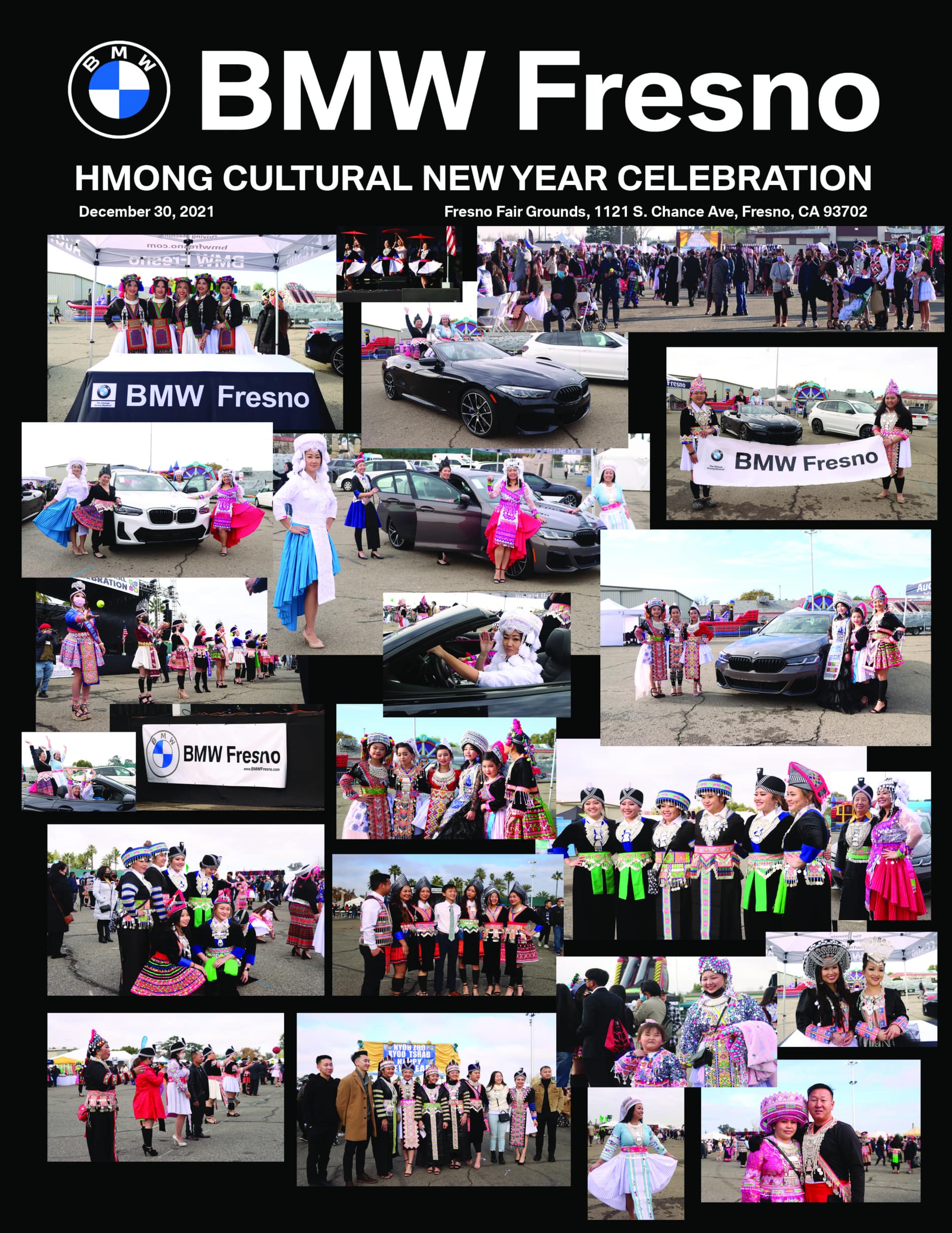 charity event photo collage BMW Fresno in Fresno CA